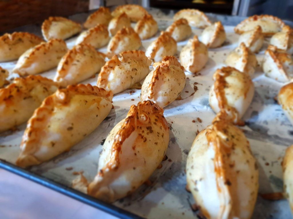 Empanadas no café da manhã