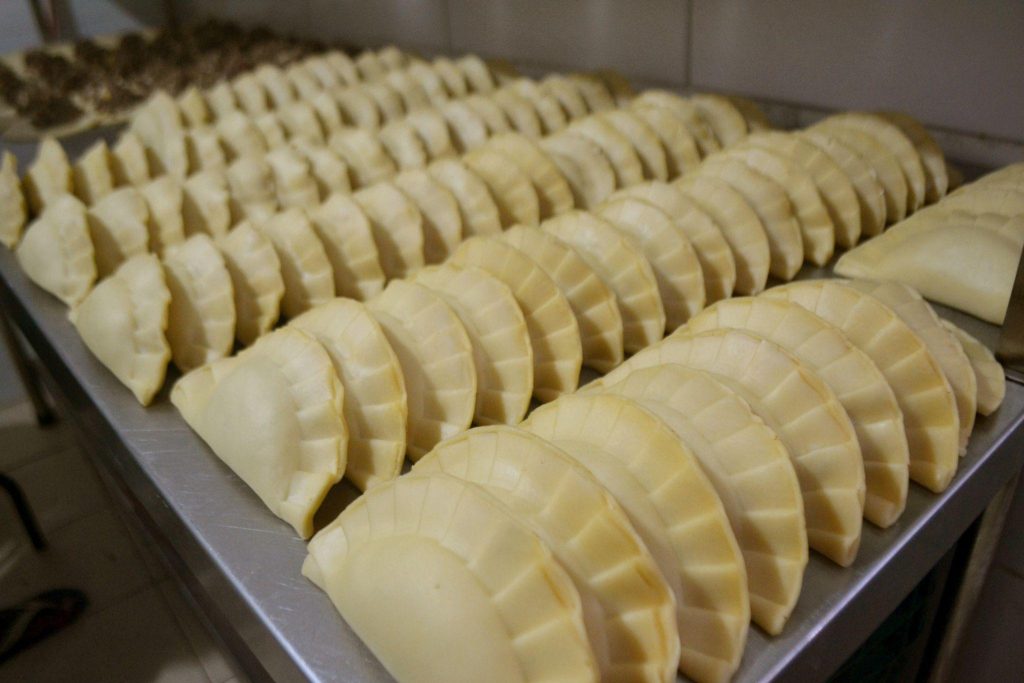 empanadas no ponto de venda